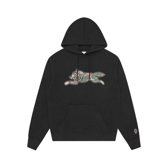 Icecream Men Running Dog Popover Cotton Hoodie